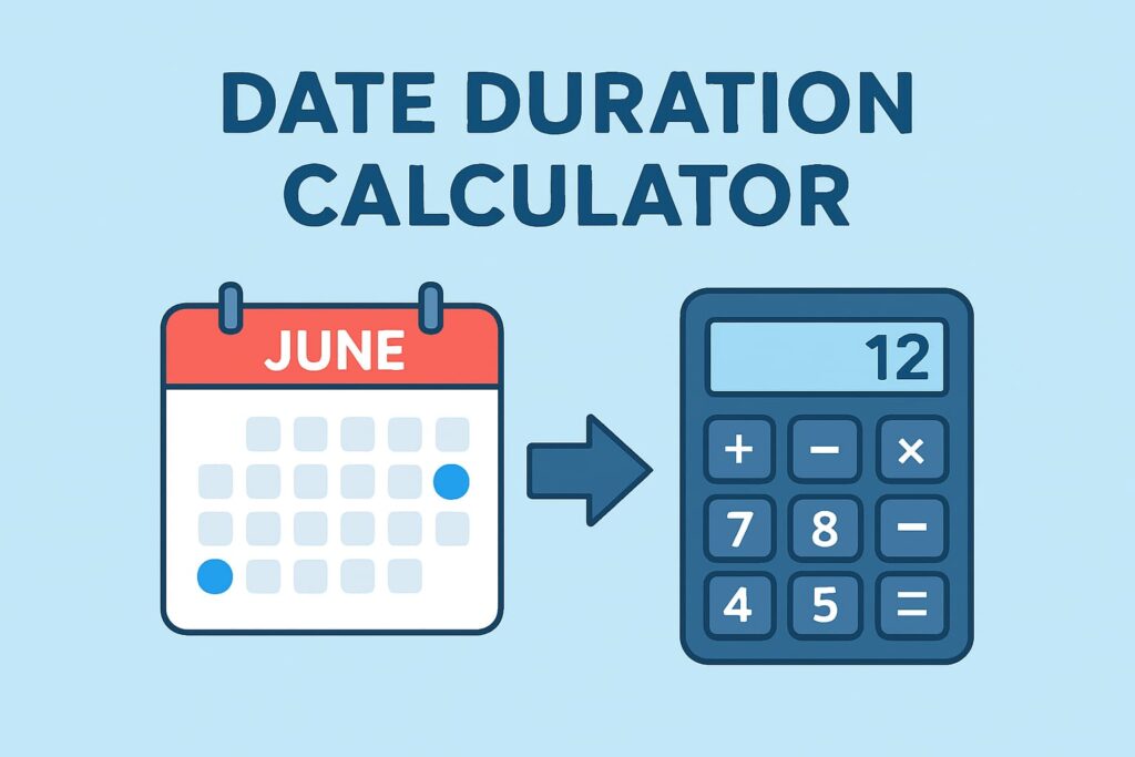 Date Duration Calculator – Calculate Days Between Dates